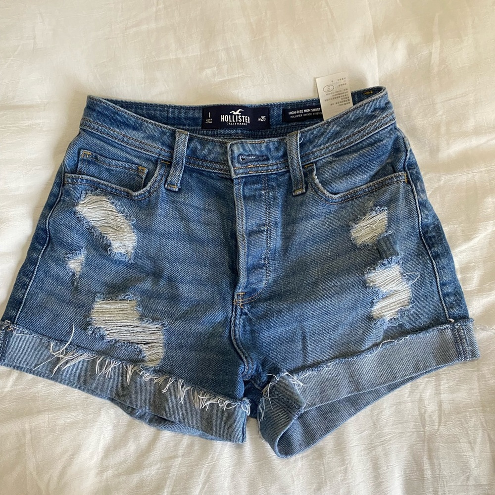 Hollister High waisted mom shorts